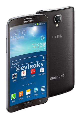 Illustration for article titled Aparece la primera foto del nuevo móvil Samsung con pantalla curvada